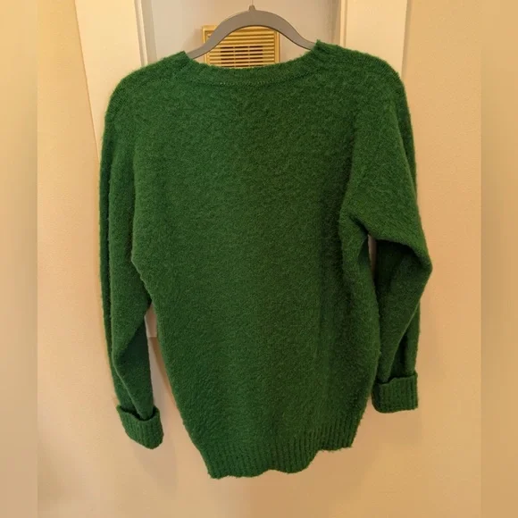 Green Shaggy Dog Brand Sweater